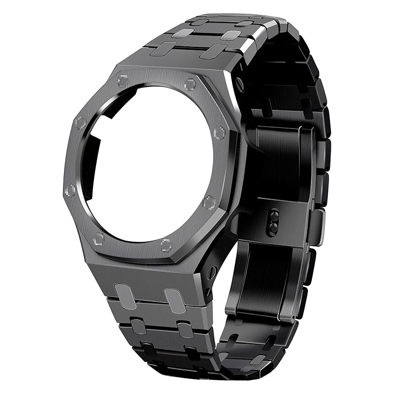 

[Casiroyal] ga2100 индивидуальные детали 3-го / 4-го поколения металлические сменные часы, металлический браслет крышка безеля GA-2100 для 2110 (8 винтов в корпусе)