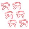100pcs Paper Clips Increased Slip Resistance Rust Prevention Plating Process Exquisite Office Paper 
