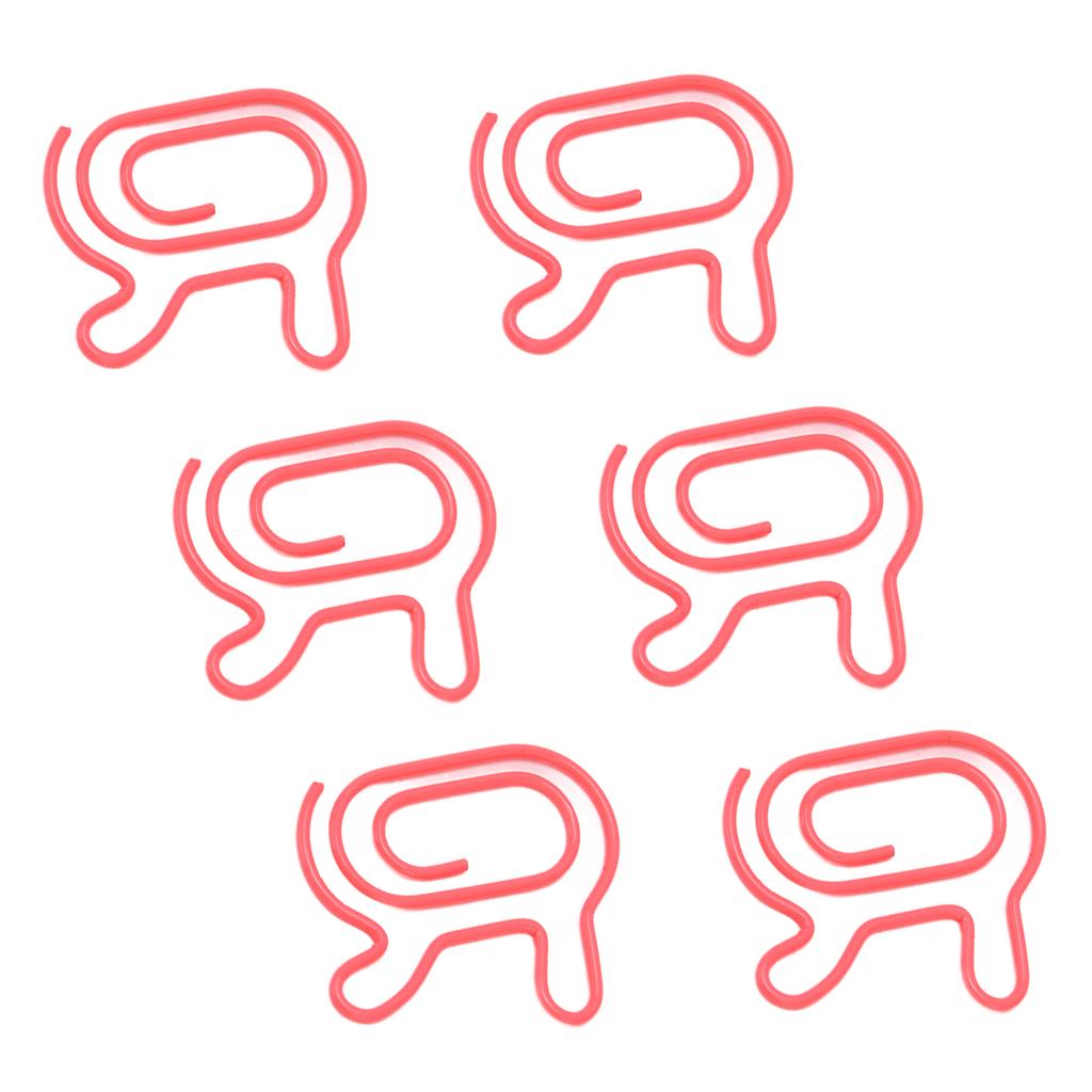 100pcs Paper Clips Increased Slip Resistance Rust Prevention Plating Process Exquisite Office Paper