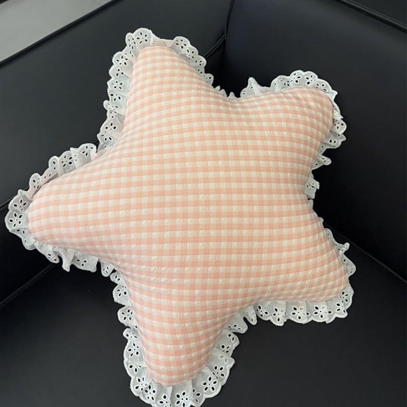 Apple Cushion Lumbar Support Office Chair Pillow With Cloud Pattern For Home Decor