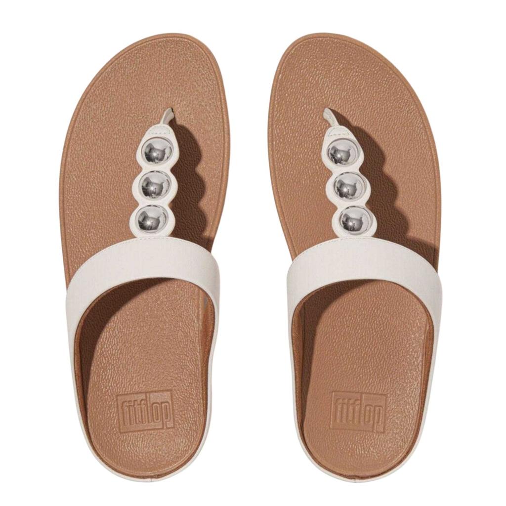 Fit Flop Womens/Ladies Fino Mirror Dome Leather Sandals