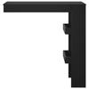 VidaXL Wall-mounted Bar Table Black 102x45x103.5 Cm Engineered Wood 811782