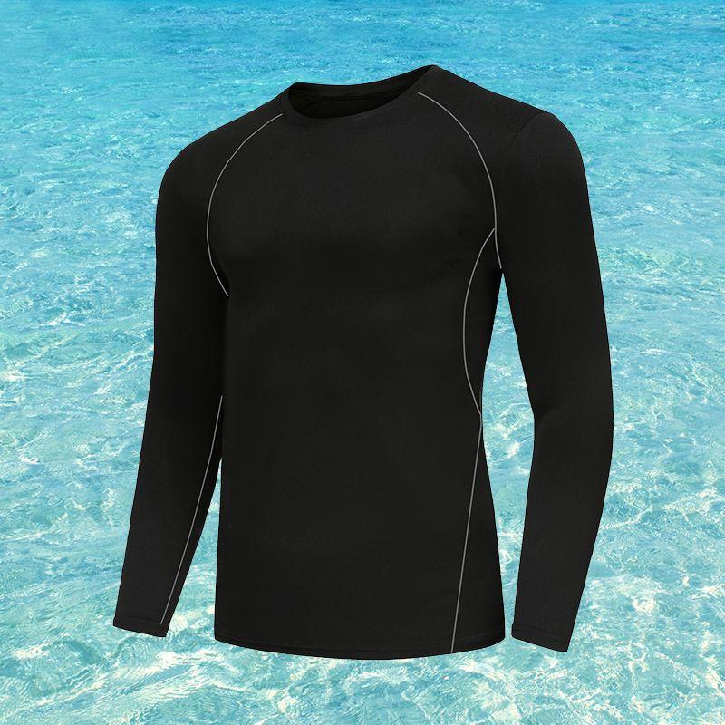 Mens UV Protection Rash Guard Set Long Sleeve Pants Short Swimwear Snorkeling Surfing Diving