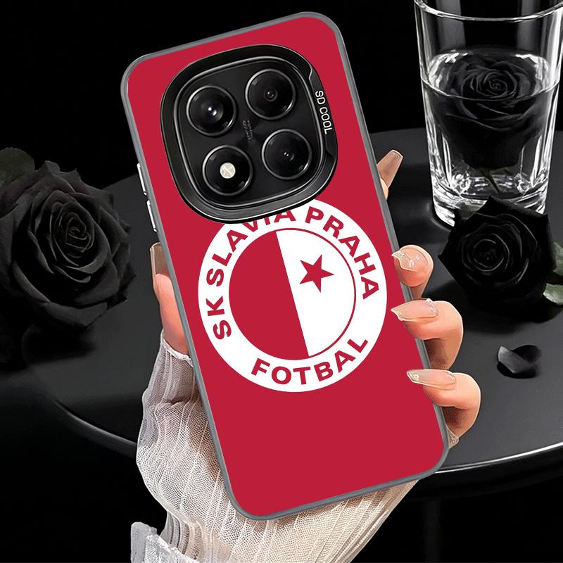 

Sk Slavia Praha Czech Republic Shockproof Phone Case for Xiaomi Redmi Note 15 14 13 12 Pro Plus 11 11S 11T 5G Cover Anti Fall Fu Redmi Note 11 Pro 5G