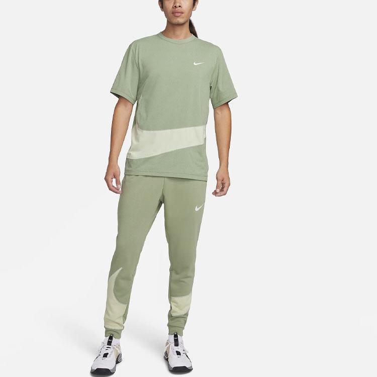 New Nike T Shirts Men's Oil Green FB8579-386