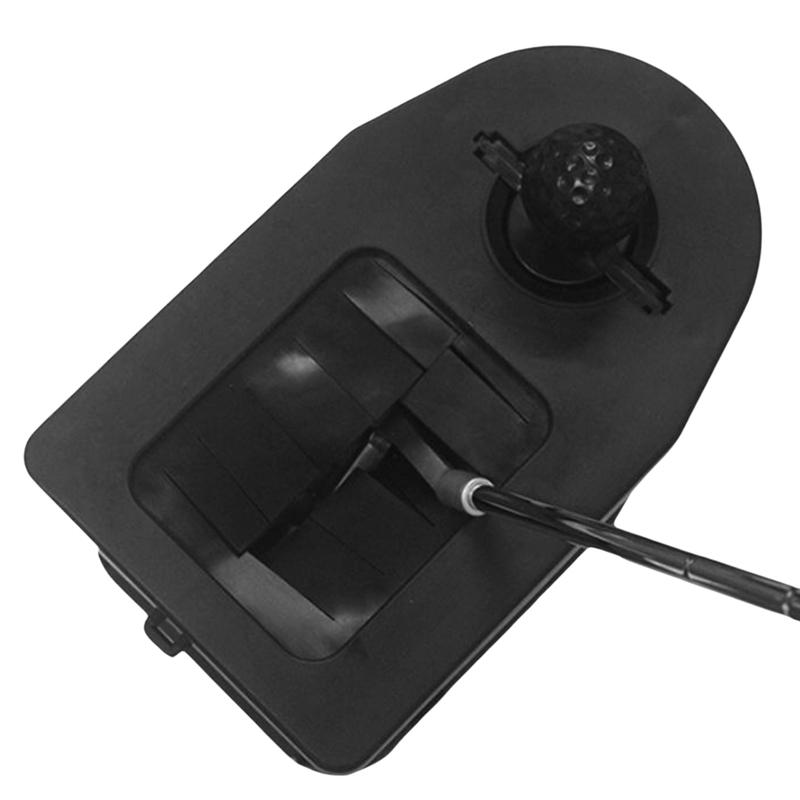Portable 2 In 1 Golf Club Cleaner And Ball Washer Manual Cleaning Tool Golf Cart Ball And Club Washer Accessories чёрный