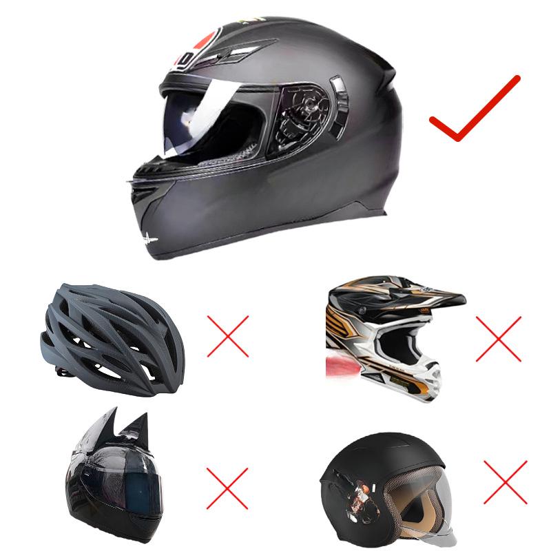Motorcycle Helmet Decoration: Cartoon Rabbit, Toothless, Pumpkin Head Covers
