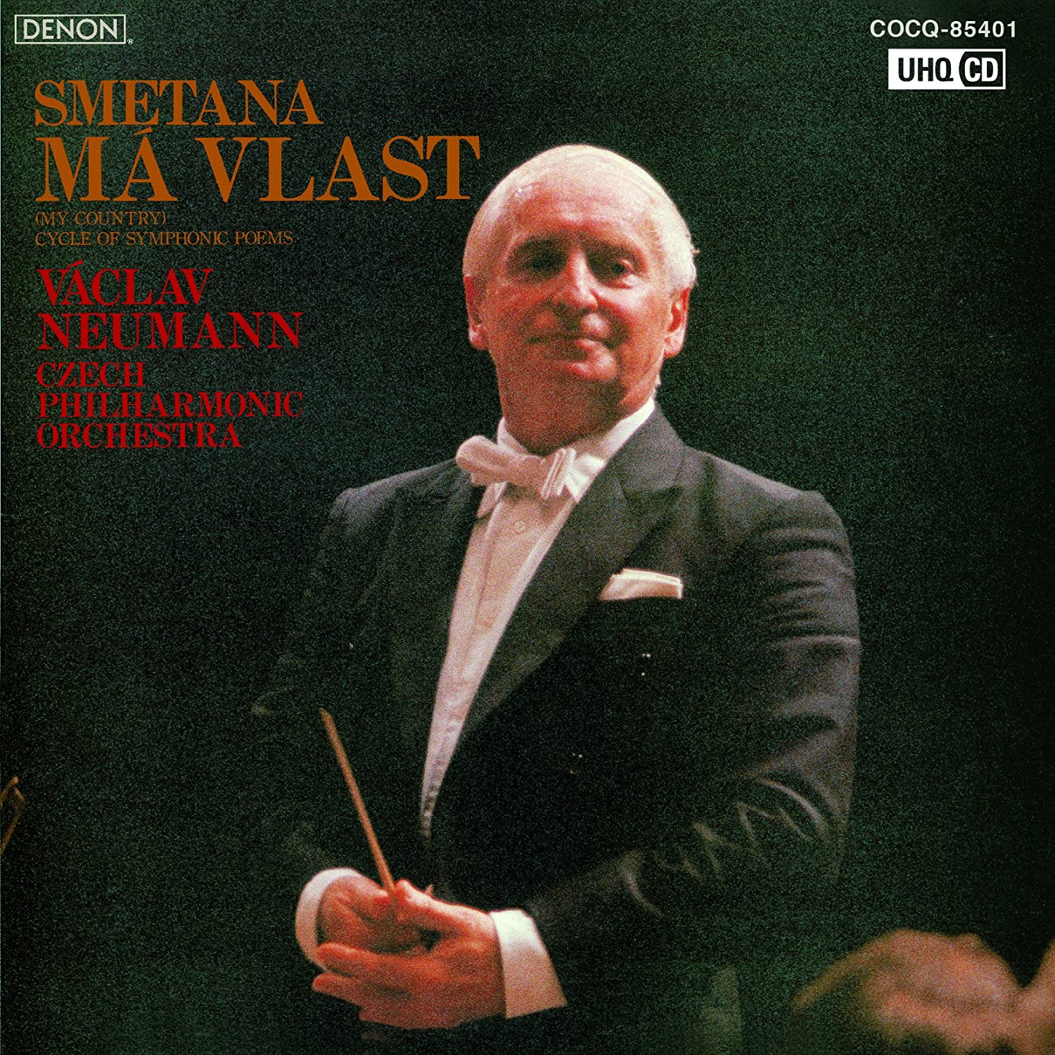 

CD VACLAV NEUMANN CZECH PHILHARMONIC UHQCD DENON Classics BEST Smetana COCQ85401 2017 Japan Obi Classical