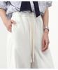 Tencel Linen Women's Wide-Leg Pants: Spring 2026 Arrivals, Elastic Waist, Drawstring, Drape Slimming Straight Leg.