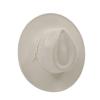 Cappello a Cilindro Piatto Rotondo 9,5 cm in Scamoscio Uomo Donna Cappello da Cowboy Western Cappello Fedora per Feste e Palco Design Autostile Stile Etnico Cappello Superiore