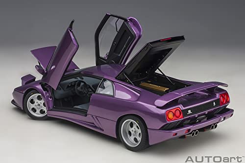 AUTOart 1/18 Scale Lamborghini Diablo SE30 VIOLA SE30/Metallic Purple Finished Product, One Size, 79158