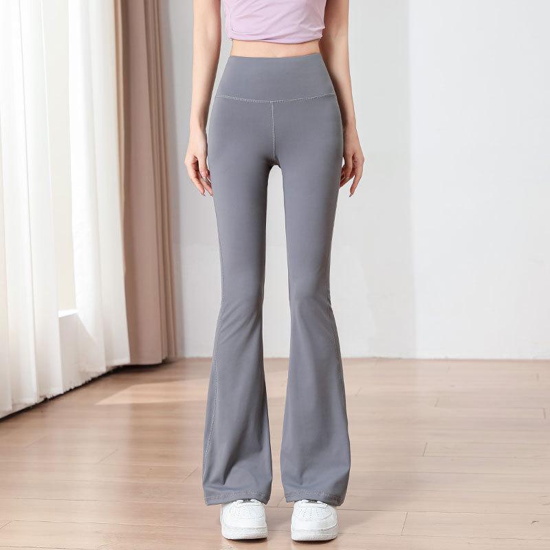 2025 Damen High Waist Yoga & Pilates Set: Schlaghose & Trainings-Top