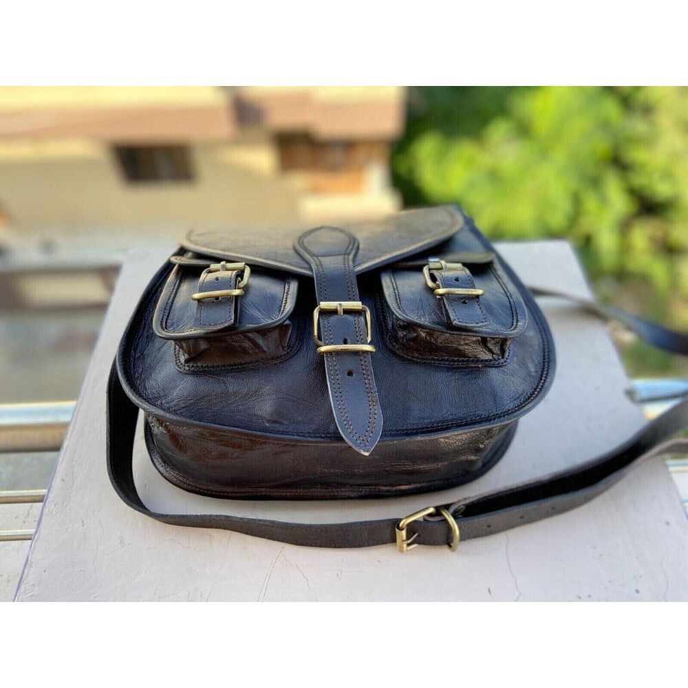 Lambskin Leather Handbag Shoulder Purse Women Satchel Messenger Crossbody Bag