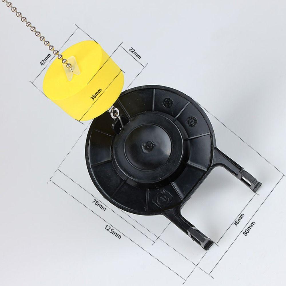 Black Toilet Flapper Replacement Kit US Standard Float Racket Cover  Vintage Toilet