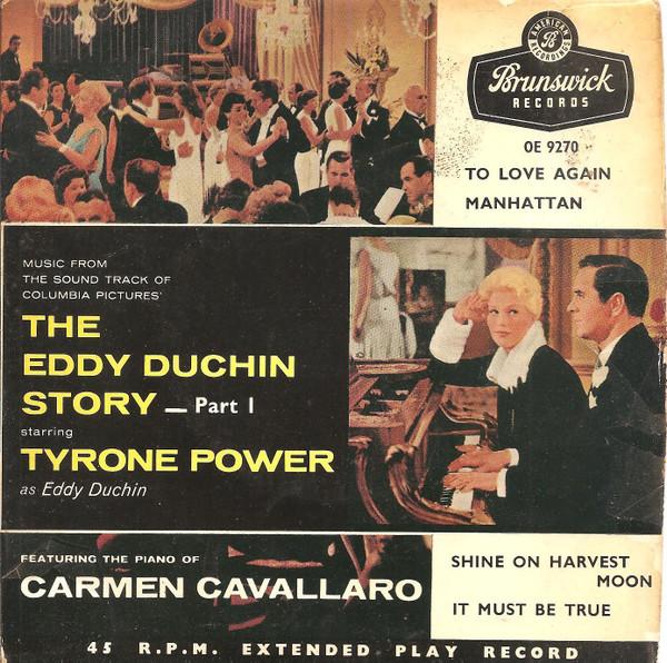 

7inch Record CARMEN CAVALLARO THE COLUMBIA PIC Eddy Duchin Story Part 1 OE9270 BRUNSWICK UK Pop Used
