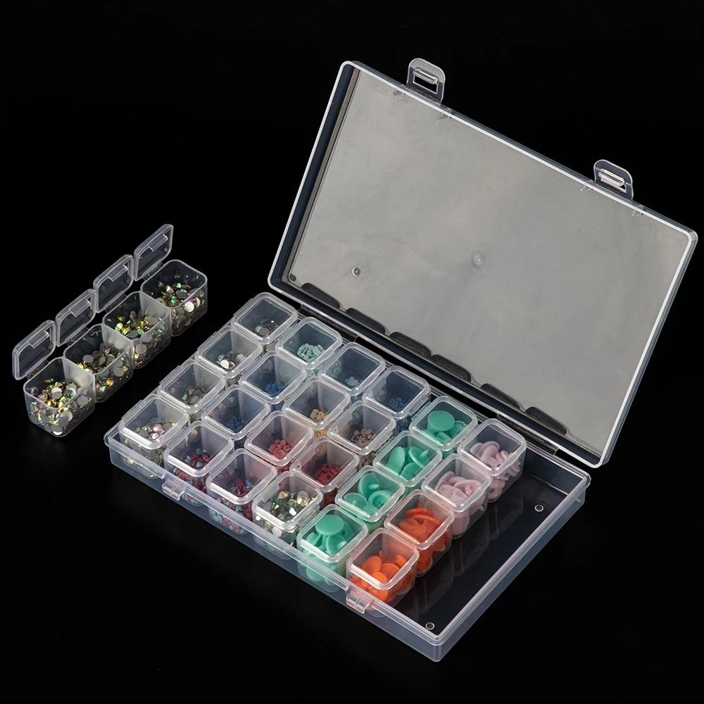 Diamond Embroidery Painting Tool 28 Slots Diamond Painting Tool Box Embroidery Case
