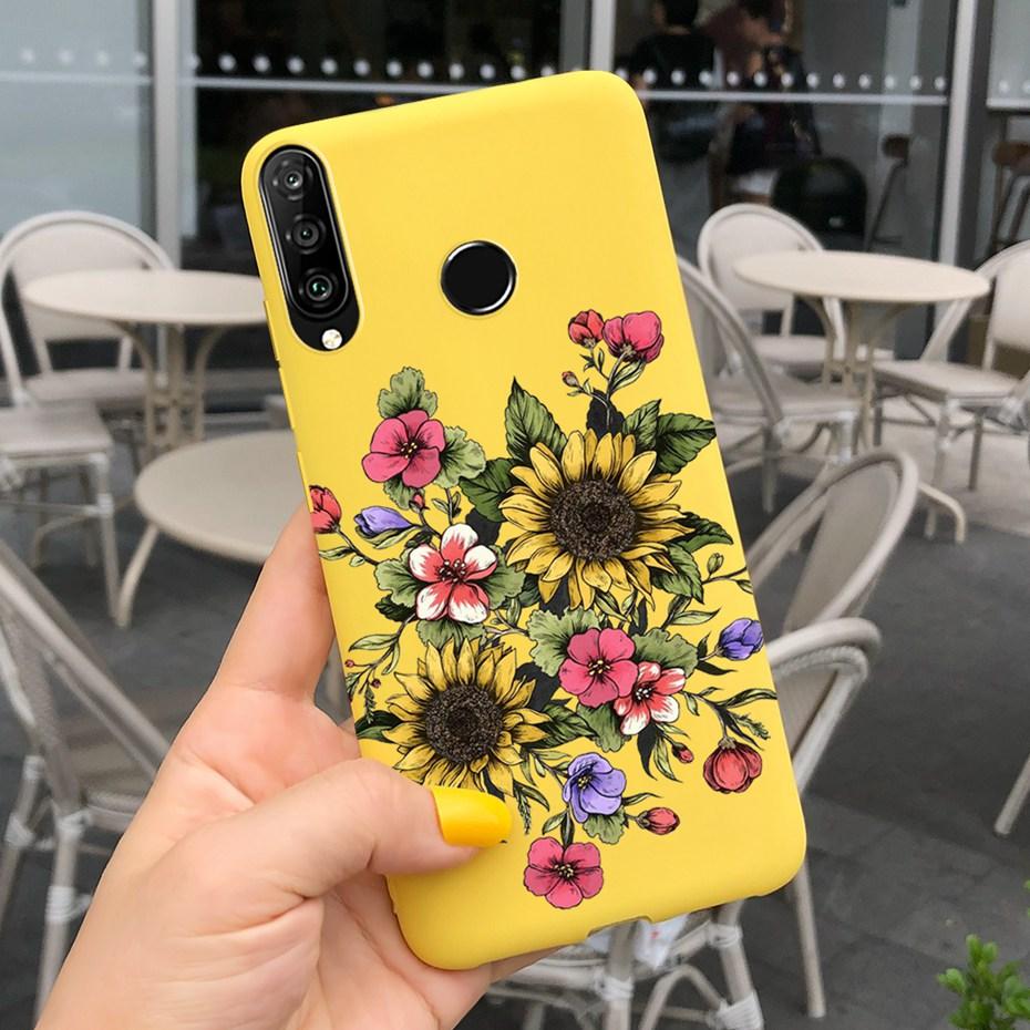 Flower Phone Cases For Huawei P30 Lite Pro Case Cover On Fundas Huawei P30 P30lite P 30 lite pro P30pro Cute Soft Silicone Cases