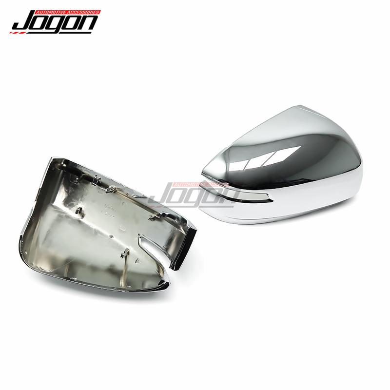 2pcs ABS Chrome Rear Mirror Caps Car Side Wing Rear View Mirror Cover Trim For Toyota Land Cruiser 300 Series LC300