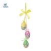 Painted Easter Eggs Hanging Pendant DIY Crafts with Bow Colorful Eggs String Rabbit Chick Flower Foam Eggs Ornaments Home Decor