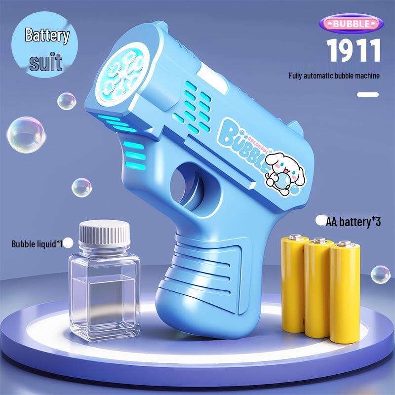 Unicorn Electric Bubble Maker: Kids' Automatic Light-Up Bubble Gun Gift