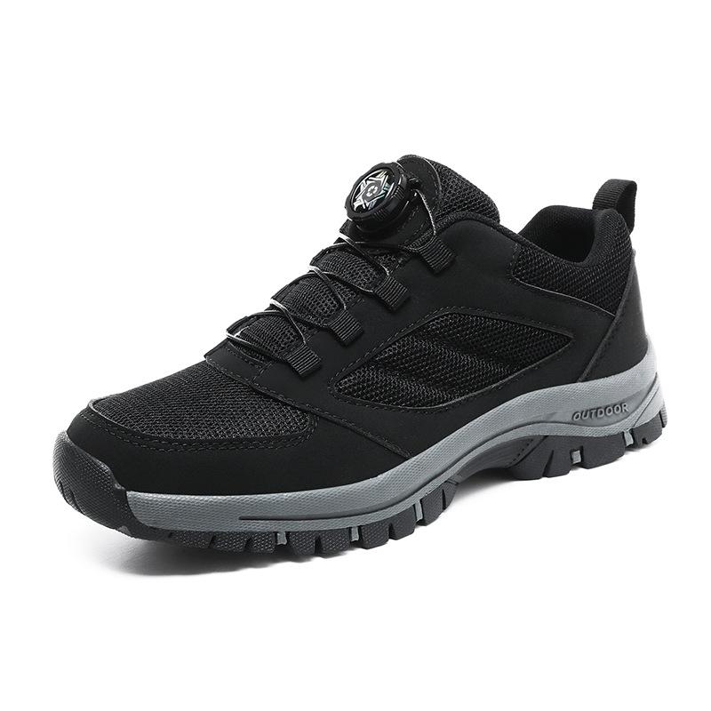 

Shoes Men s spring new middle-aged and elderly walking shoes Men s and women s large-size hiking outdoor hiking shoes 39 чёрный