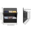 1pz Organizer per Scarpe da Camper con Nastro Adesivo Porta Scarpe da Porta con Grandi Tasche Profonde Adatto per Camper Spazi Stretti Armadio