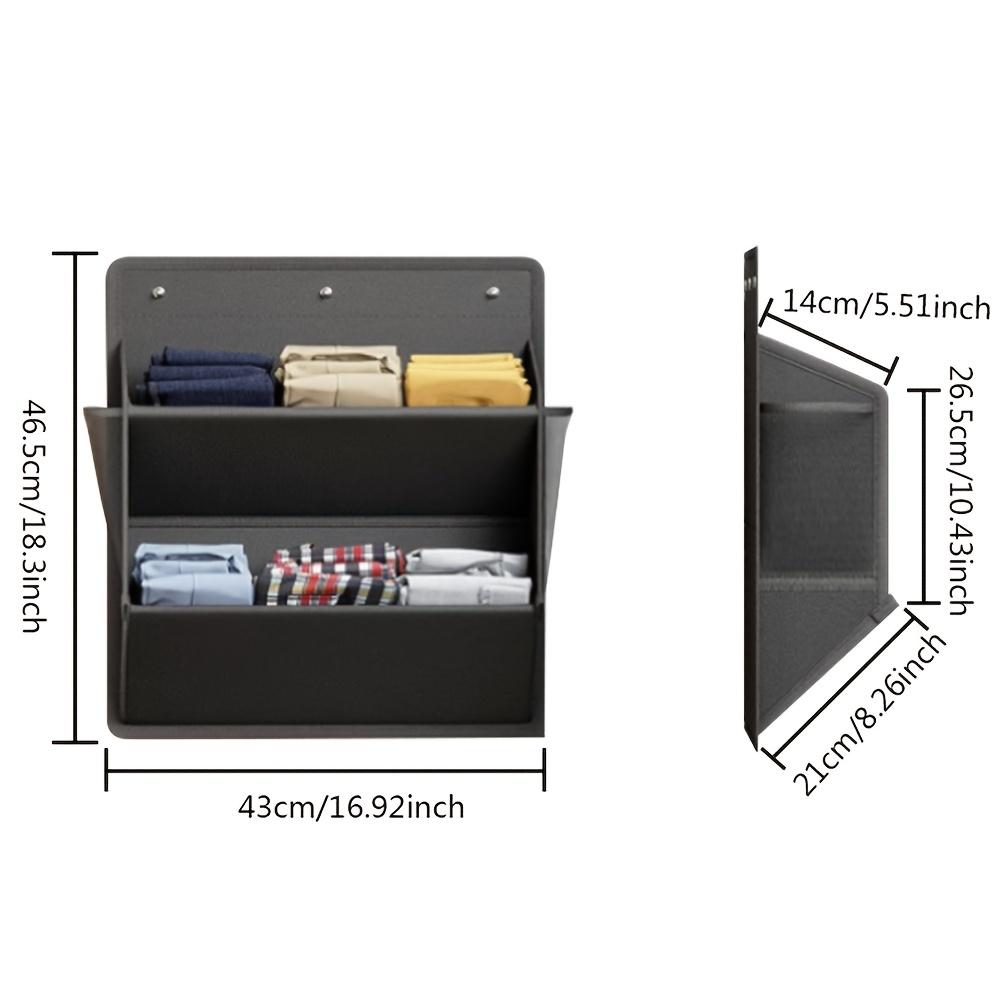 1pz Organizer per Scarpe da Camper con Nastro Adesivo Porta Scarpe da Porta con Grandi Tasche Profonde Adatto per Camper Spazi Stretti Armadio