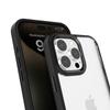 For iPhone 16 Pro Max Clear Phone Case TPU+ PC Phone Back Cover with Metal Button