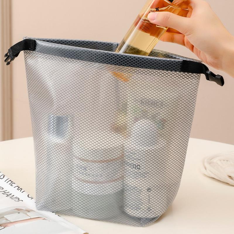 Handheld Portable Transparent Waterproof Toiletries Bag Multifunctional Travel Outdoor Swimming Fitness Storage Bag