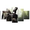 No Framed 5 Pieces Alien Vs Predator V2 Movie Kids Gift HD Wall Art Canvas Posters Pictures Paintings Home Decor for Living Room