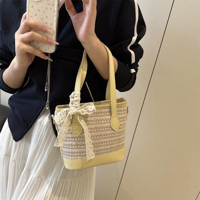 Simple, Fashionable and Beautiful Hand Bag, New Bucket Tote Bag, Portable Shoulder Messenger Bag for Women