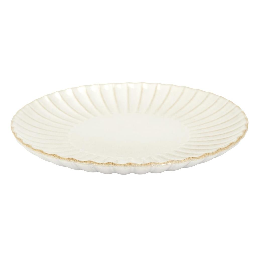 Duży Talerz Obiadowy Eden 27 Cm Krem
