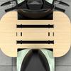 Wooden Dog Bike Rack, Front for Electric Vehicles, Easy to Install.