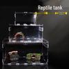 Clear Acrylic Reptile and Insect Display Box for Geckos, Lizards, Spiders, Crabs, and Snakes