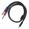 JORINDO JD6092 Dual 6,35mm Klinke auf 3,5mm Klinke Stereo Audio Kabel Y-Typ Verteilerkabel