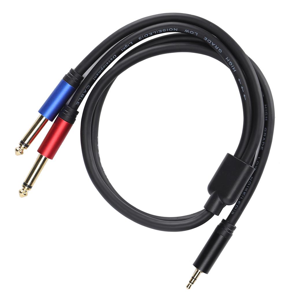JORINDO JD6092 Dual 6,35mm Klinke auf 3,5mm Klinke Stereo Audio Kabel Y-Typ Verteilerkabel