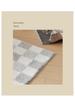 Plaid Non-Slip Bathroom Floor Mat