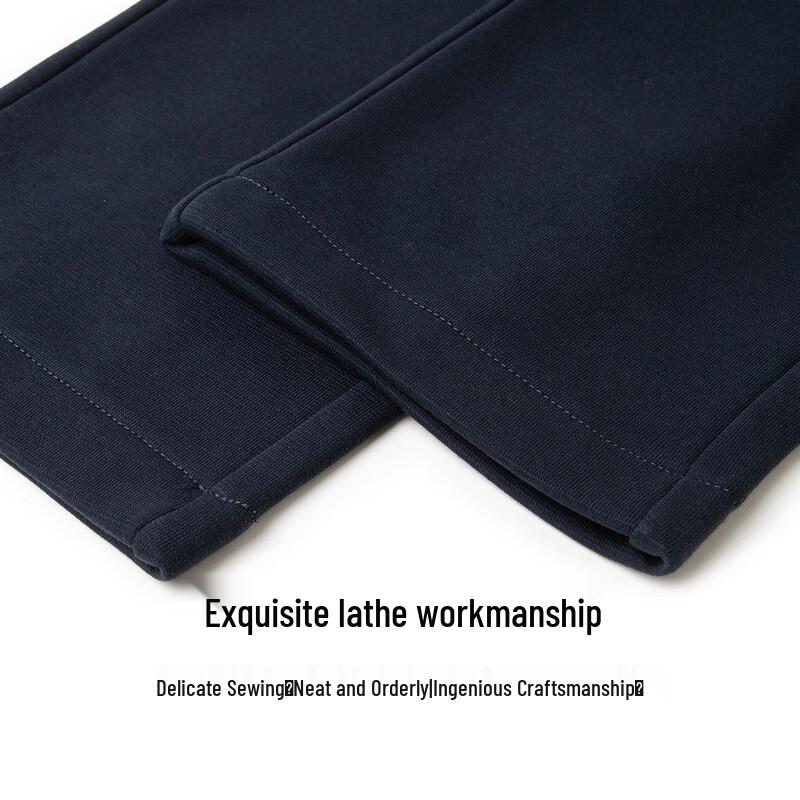 Luoz Men's Straight-Leg Thick Warm Casual Pants