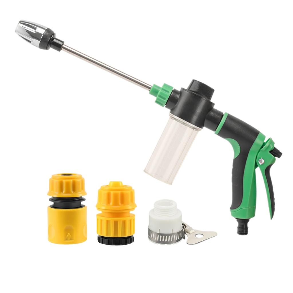 Pressure Washer, Handheld Power Washer With 360° Rotating Nozzle, 3 Spray Modes, Stainless Steel Universal Hose Fit,
