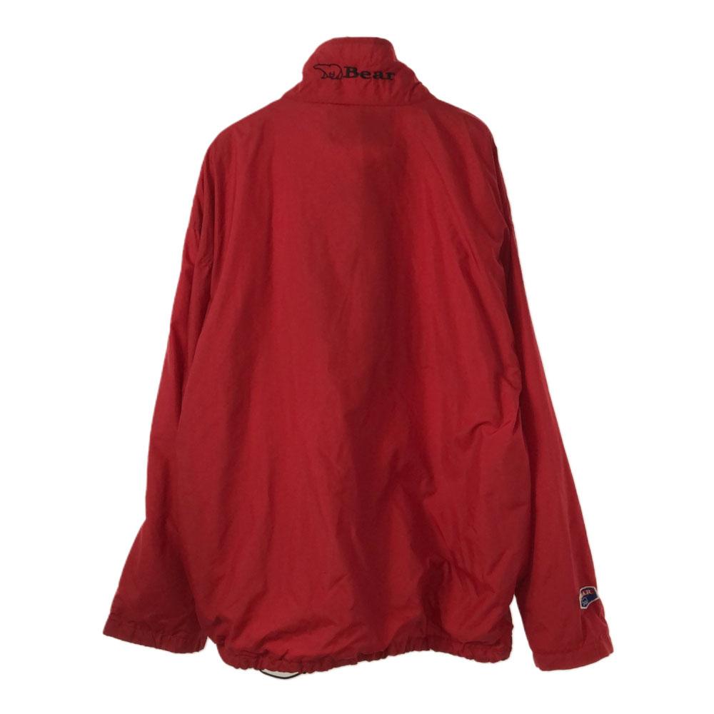 Bear 90s Nylon jacket M Red Mesh lining, old Men's Used