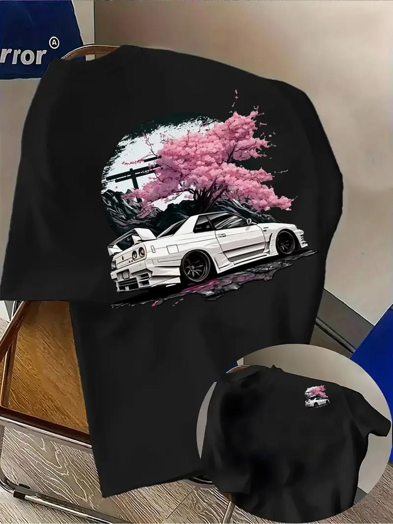 Men S Racing Graphic Tee - Lightweight XS