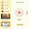Silicone Food-Safe Fresh-Keeping Lid for Microwave and Splash-Proof, Dust-Proof, Mosquito-Fly Cover for Bowls, Pots, and Cups