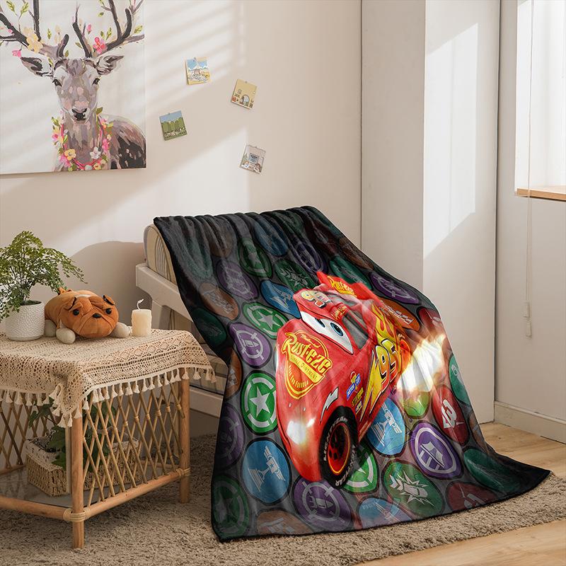 Cars Double Sided Flannel 3D Digital Printed Blanket Blanket