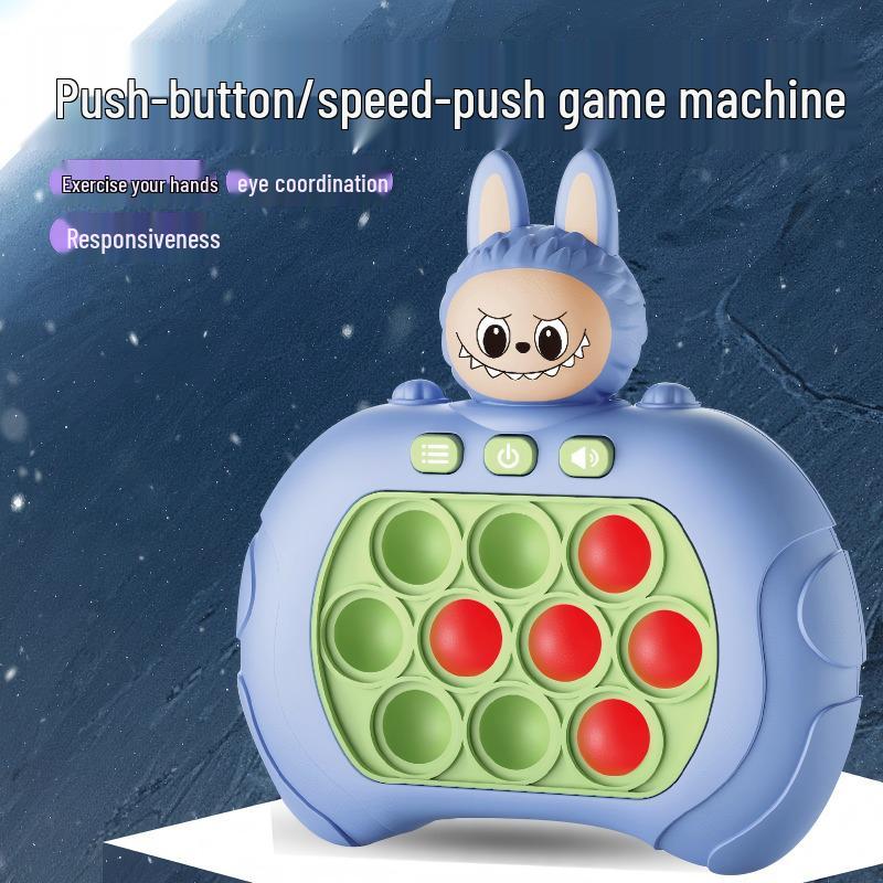Internet Celebrity Push-Button Rhythm Game: Children's Educational Whack-a-Mole Logic Toy