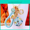 Stylish Colorful Diamond Fortune Bag Keychain Luxurious Keyring For Special Occasions