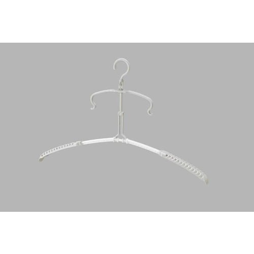 Twinmall Clothes Drying Hanger for Parka, Polypropylene (PP), Gray, 60cm Wide, BEILU BE-06G