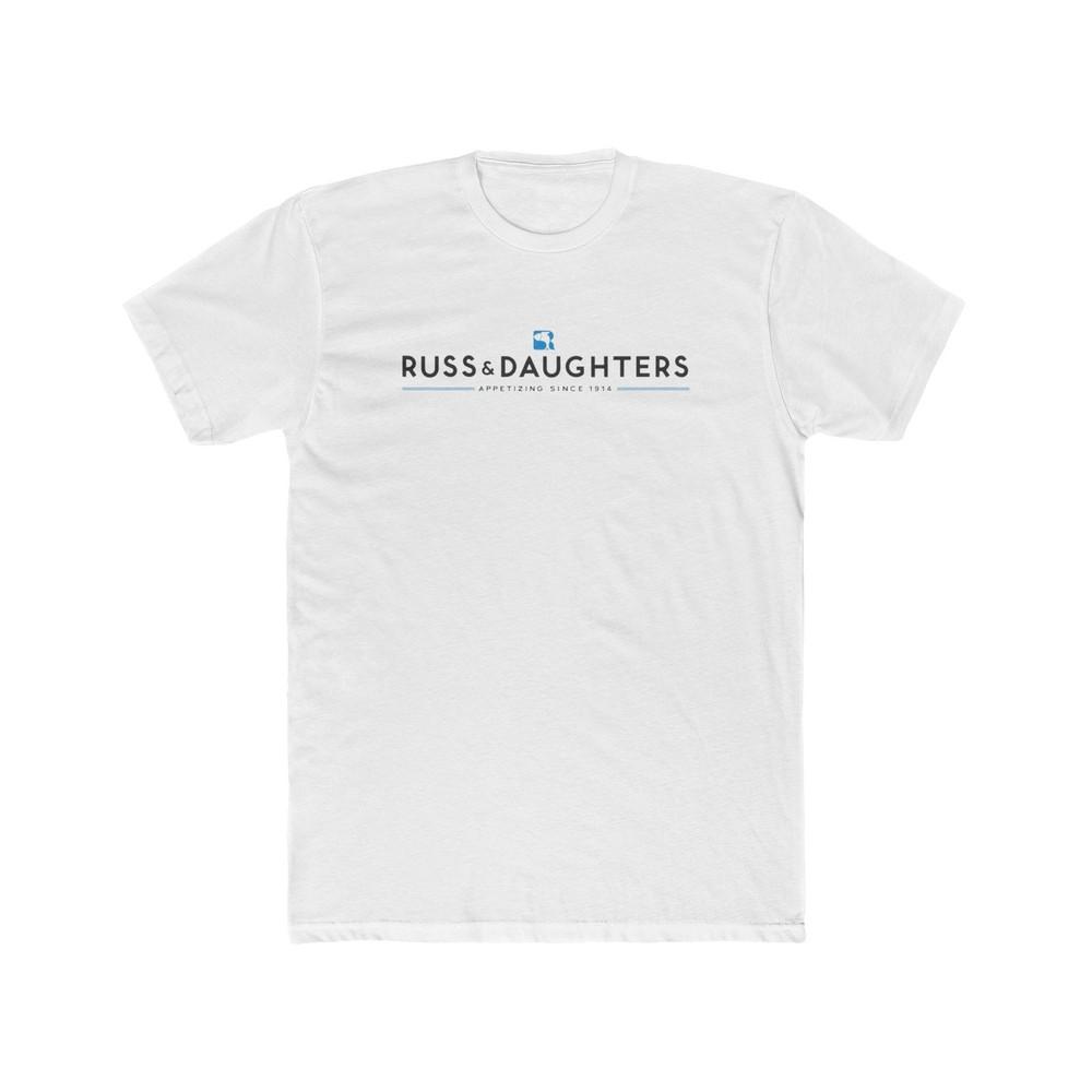 Russ amp; Daughters New York City East Side Delicatessen Men#039;s Cotton Crew Tee Unisex T-Shirt