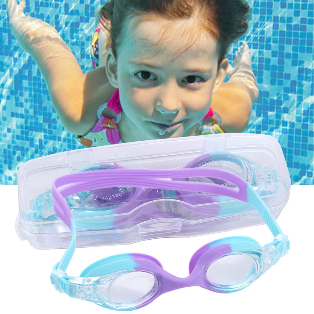 Professional Swimming Goggles Water Racing Glasses for Youth Age 3-14 Years Old Swimming Pool