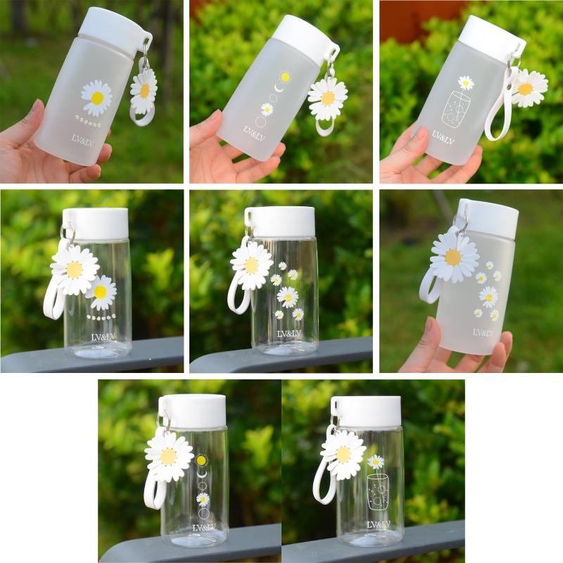 Creative Plastic Cup For Students Daisy Design, Anti-fall And High Temperature Resistant