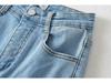 YPFF Trendy Women's High Waist Butt-Lifting Skinny Micro Flare Jeans - Autumn European & American Style Fashion.